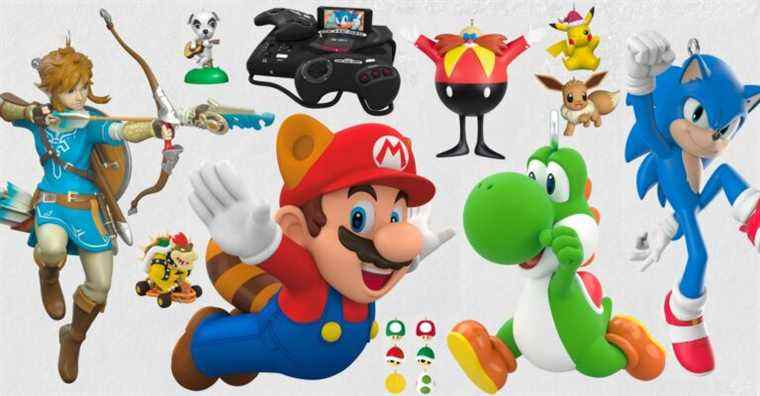 Tous les ornements Hallmark 2022 pour les jeux vidéo Nintendo et Sega
