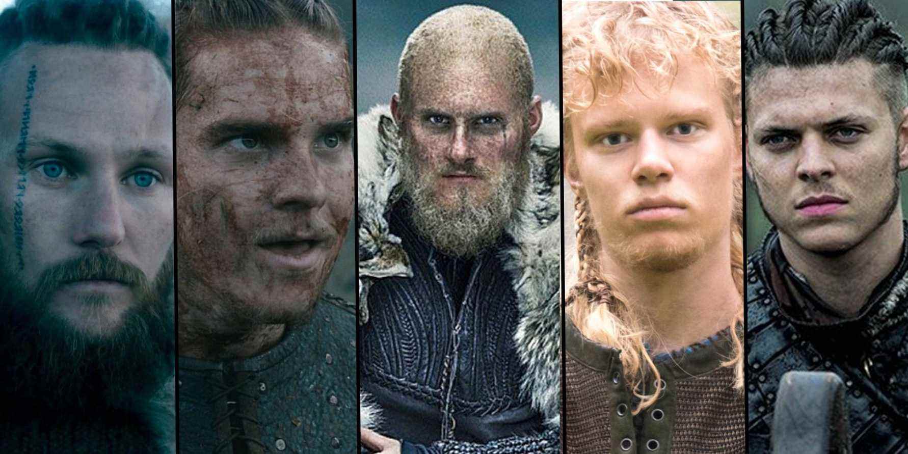 Ubbe, Hvitserk, Bjorn, Sigurd, and Ivar