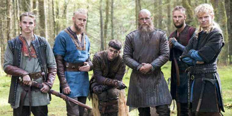 Hvitserk, Bjorn, Ivar, Ragnar, Ubbe, and Sigurd