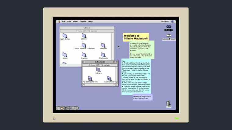 Vous pouvez maintenant exécuter Mac OS 8 et Mac OS 7 classiques directement dans votre navigateur