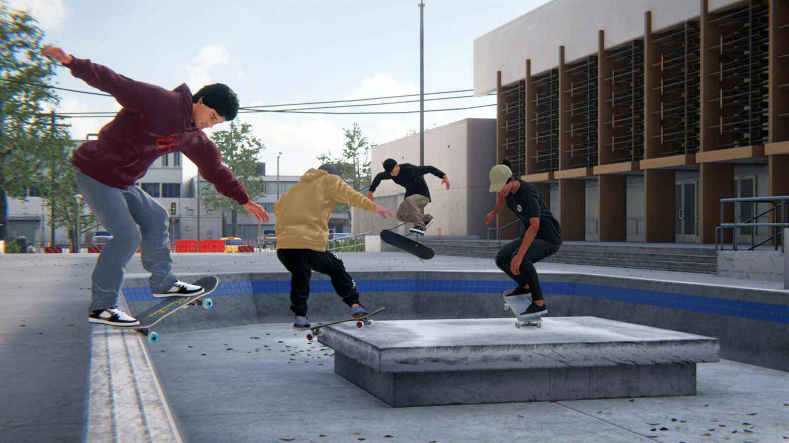 Vous pouvez moudre avec vos amis dans la version bêta multijoueur de Skater XL

