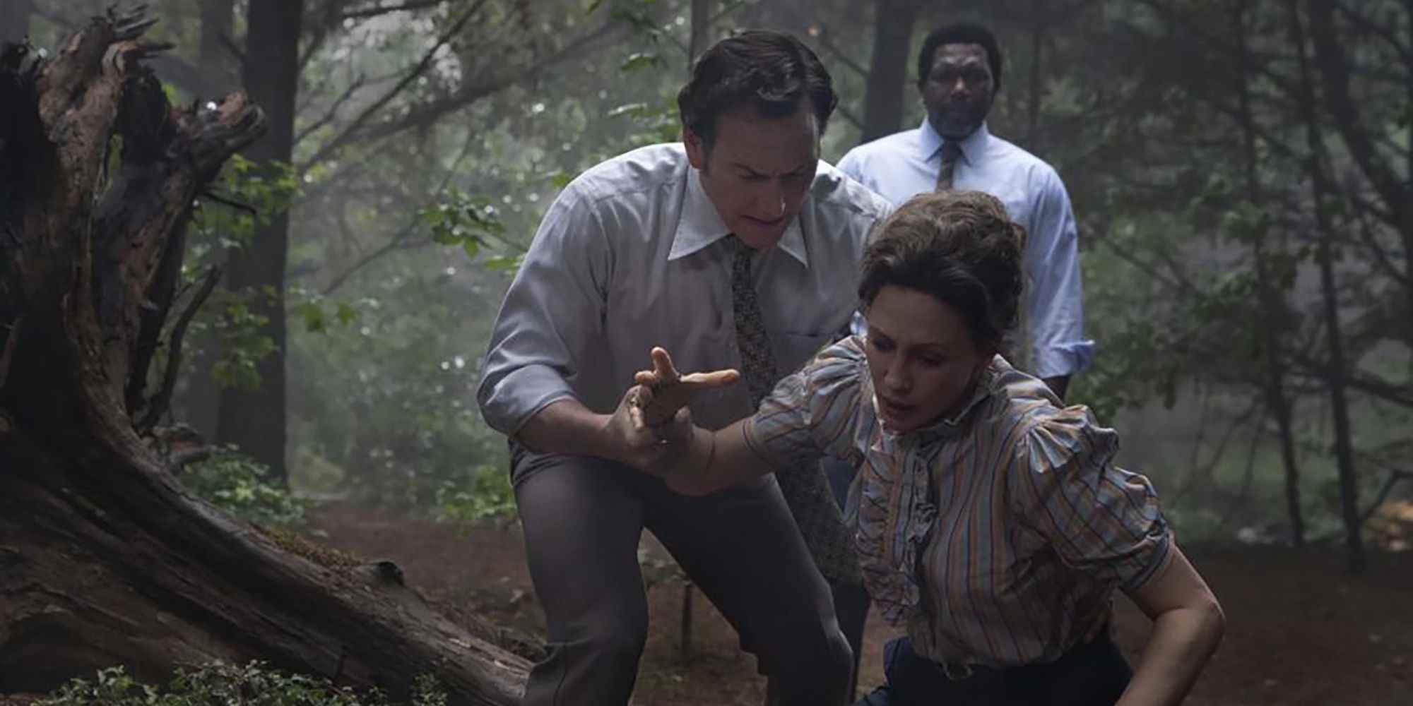 Patrick Wilson et Vera Farmiga dans The Conjuring : The Devil Made Me Do It