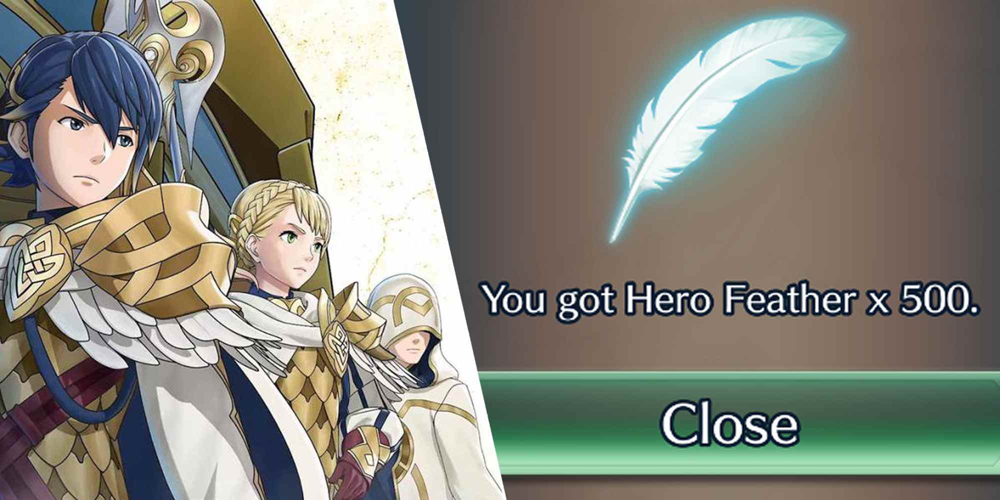 Hero Feather Split Image Feature