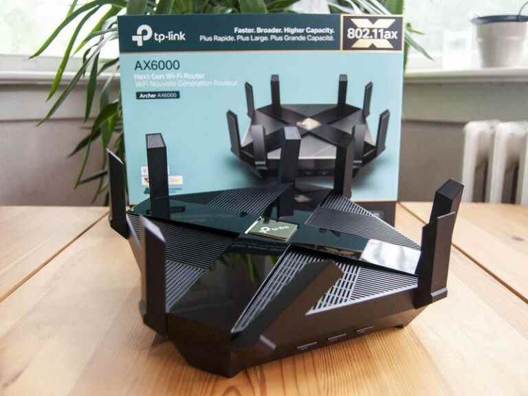 Le routeur TP-Link Archer AX6000 Wi-Fi 6 est en vente pour 250 $ aujourd’hui