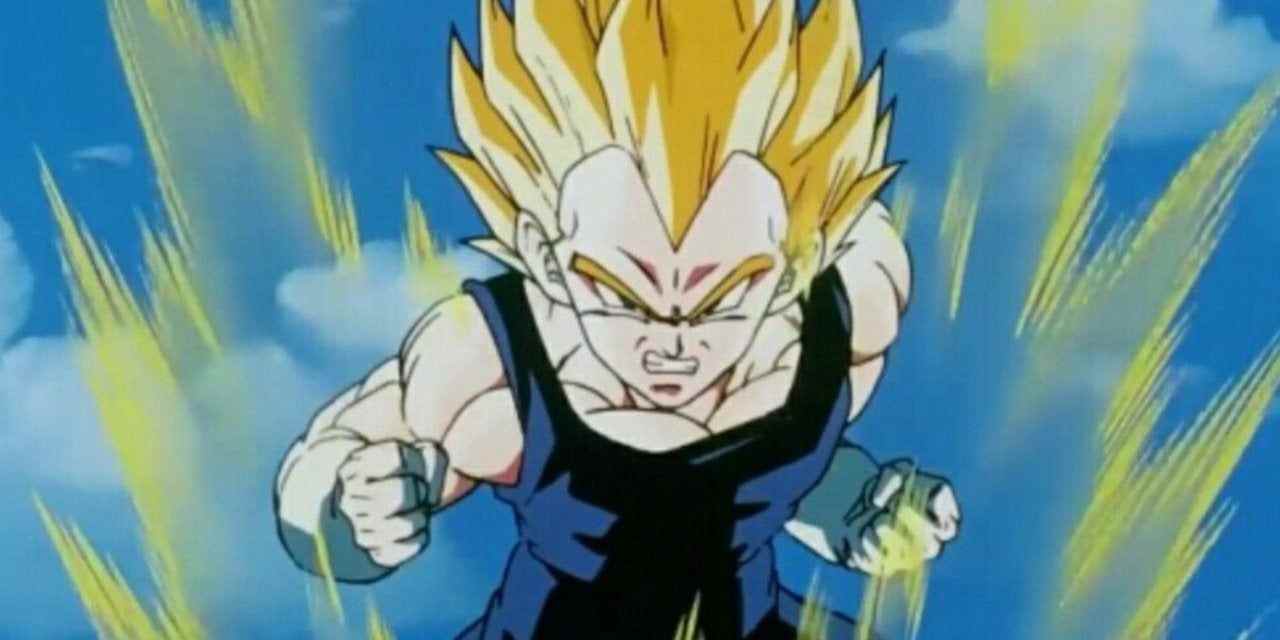 Vegeta se prépare à combattre Super Buu dans Dragon Ball Z