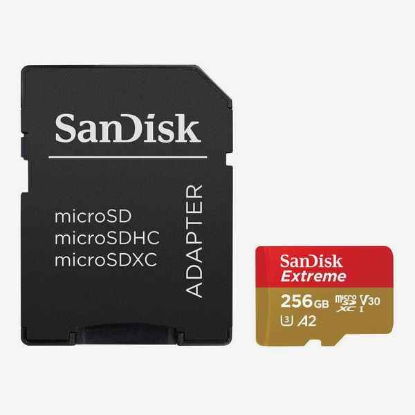 Carte mémoire SanDisk Extreme 256 Go avec adaptateur SD