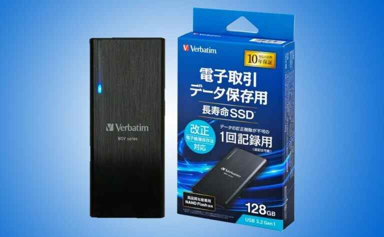 Verbatim lance un SSD externe Write-Once avec une garantie de 10 ans