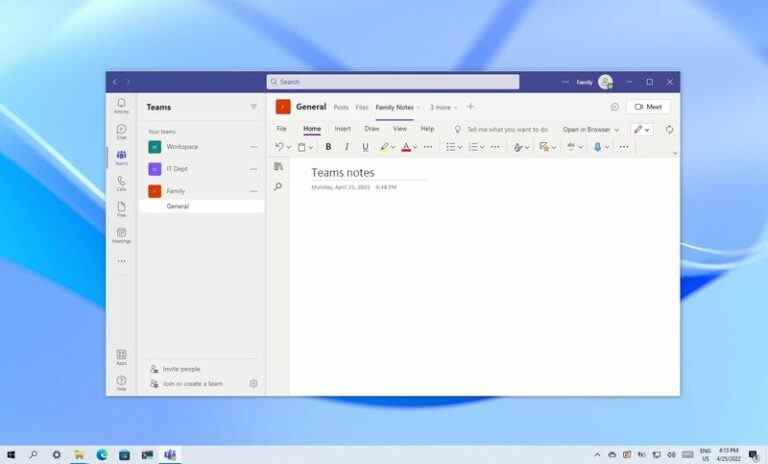 Comment ajouter OneNote à Microsoft Teams