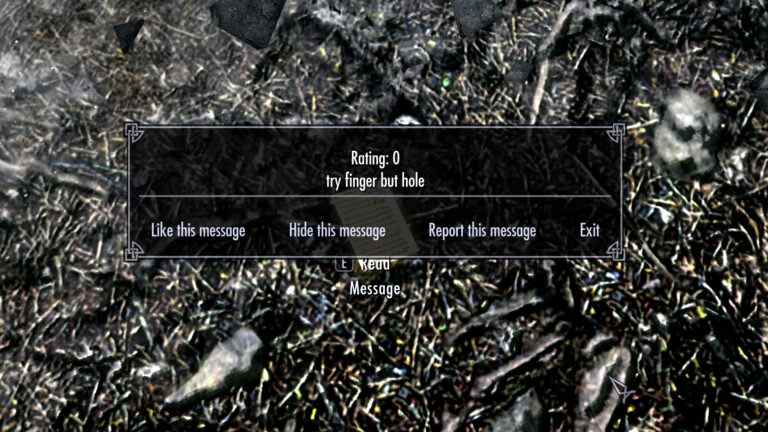 Ce mod Skyrim ajoute des messages aux joueurs Elden Ring
