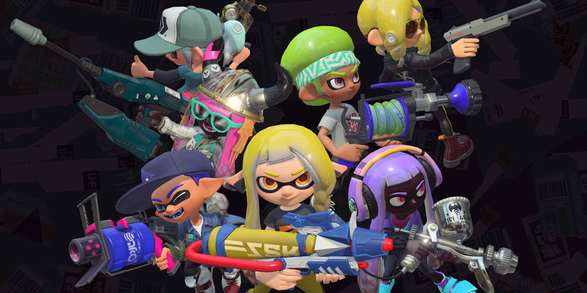 Nintendo Splatoon 3 weapons