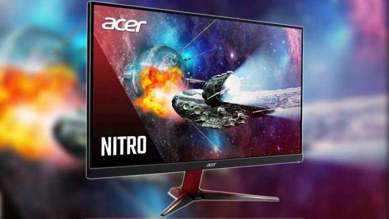 Le moniteur de jeu 27 pouces d’Acer avec un taux de rafraîchissement de 144 Hz est tombé à 200 $