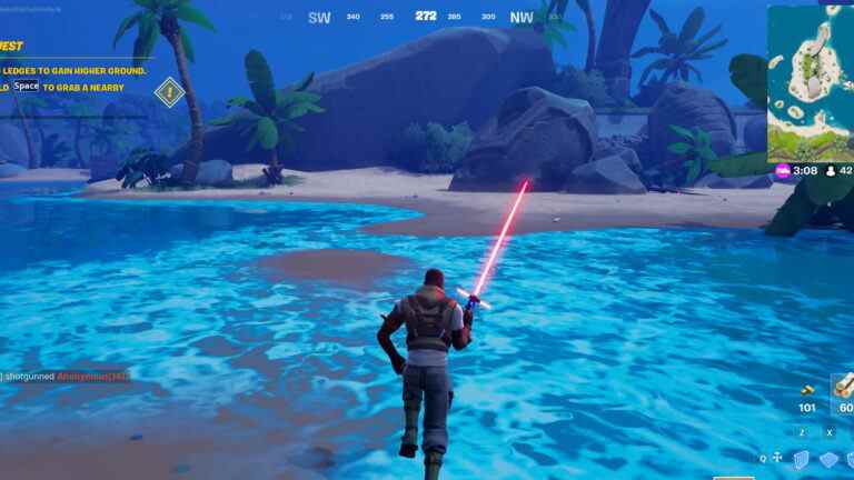 Où trouve-t-on des sabres laser dans Fortnite ?

