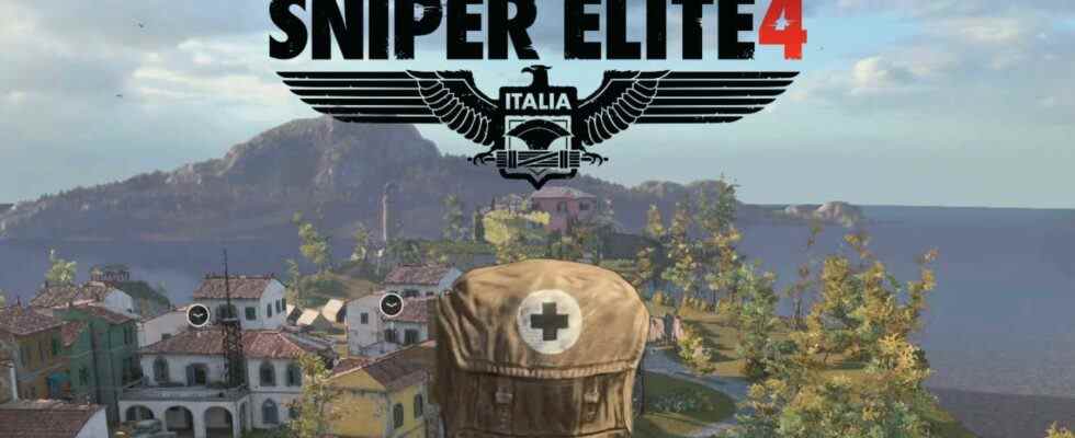 sniper elite 4 logo and medkit