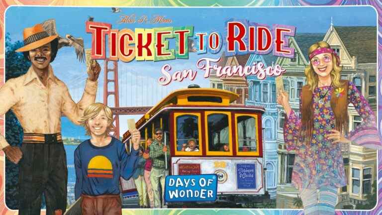 Ticket to Ride : San Francisco apporte « la paix et l’amour » à la franchise de jeux de société