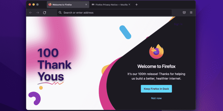 Mozilla lance la version 100 de Firefox cette semaine