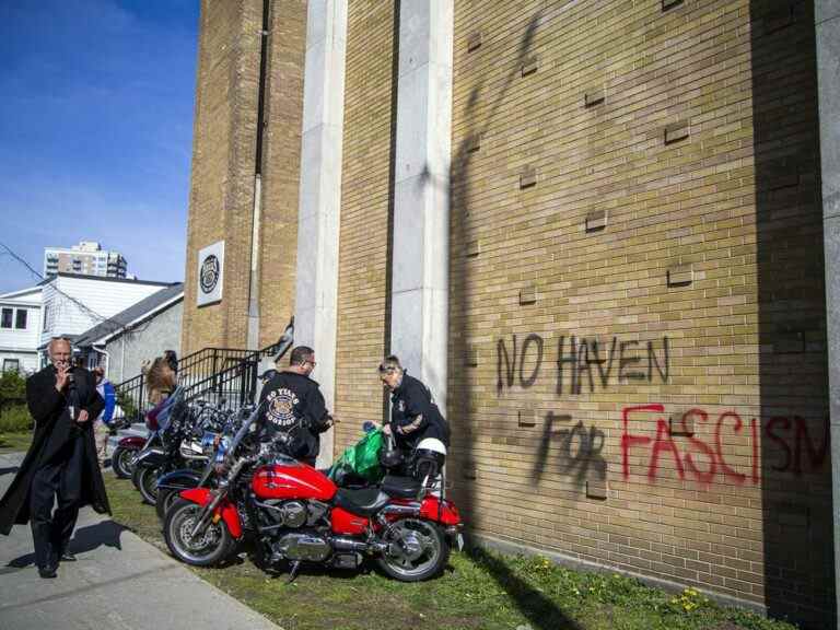 L’église de Vanier qui accueillait les motards « Rolling Thunder » frappée de graffitis