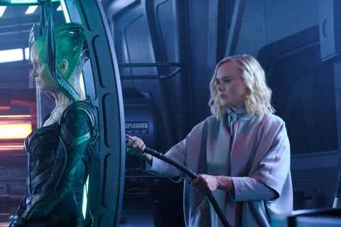 annie wersching en tant que reine borg et alison pill en tant que jurati, star trek picard