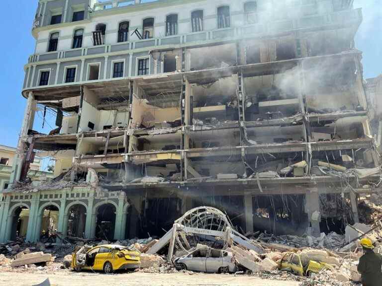 Une fuite de gaz imputée à l’explosion d’un hôtel de La Havane qui a fait 22 morts