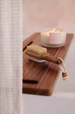 Plateau de bain en bois d'acacia Haven