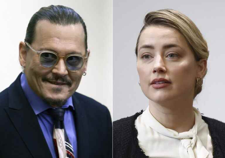 Amber Heard recule alors qu’elle et Johnny Depp se regardent dans un clip viral