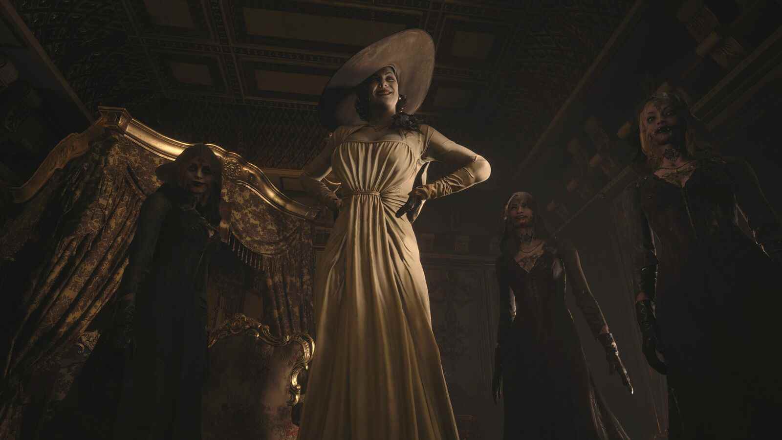 La grande dame de Resident Evil Village s'inspire de Morticia Addams et de la tueuse en série Elizabeth Báthory

