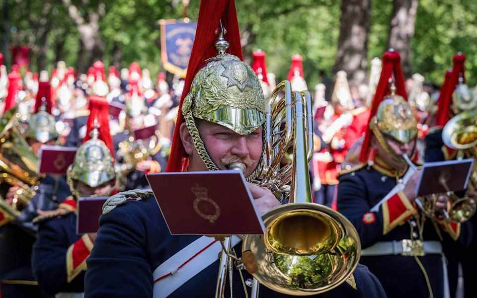 Des anciens combattants assistent au Cavalry Sunday, le défilé annuel de la Combined Cavalry Old Comrades Association qui a lieu à Hyde Park le 8 mai - Martyn Wheatley / i-Images/ i-Images