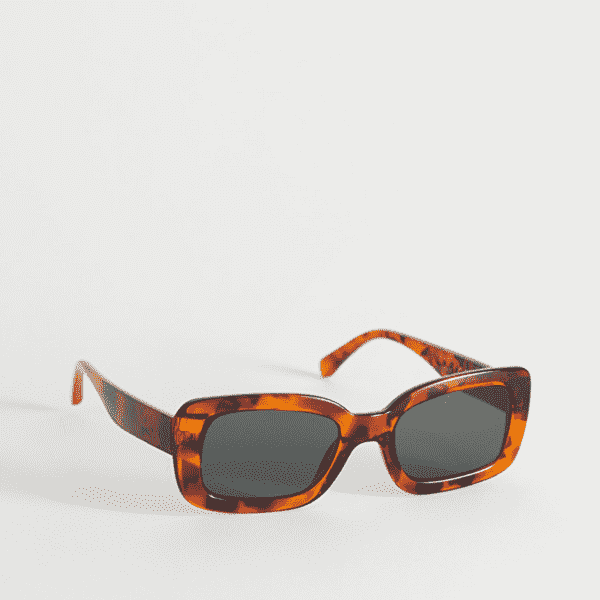 Lunettes de soleil carrées écaille de tortue