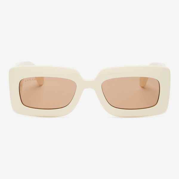 Lunettes de soleil matelassées à logo GG Gucci