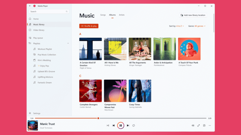 Gérez votre bibliothèque musicale dans Windows 11 comme vous le faisiez auparavant, grâce à une nouvelle mise à jour