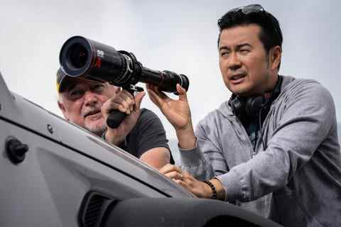 stephen f windon et justin lin sur le tournage de fast and furious 9