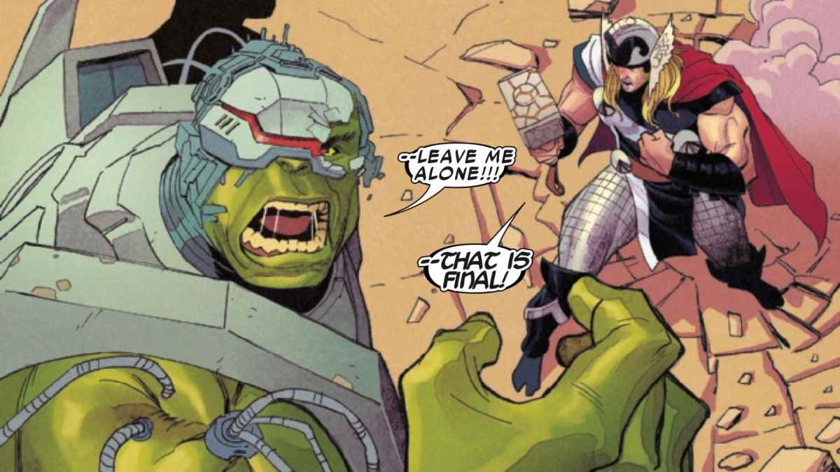  Hulk contre.  Premières impressions de Thor: Banner of War Alpha #1 : 