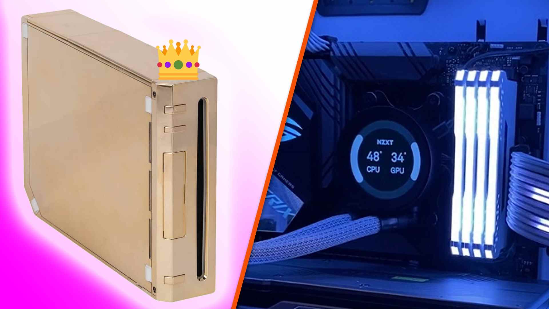 Quelqu'un devrait transformer la Nintendo Wii dorée en un PC de jeu
