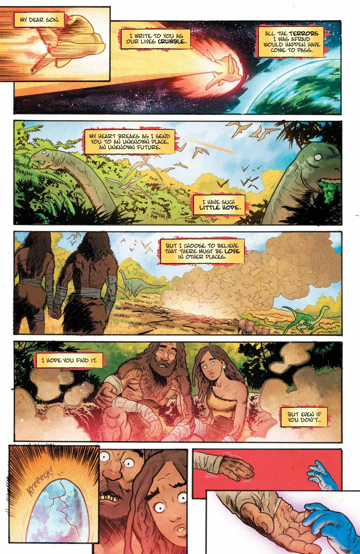 Origine de Supersaurus dans The Jurassic League #1