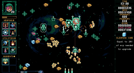 Ce vaisseau spatial shoot 'em up est un peu comme Vampire Survivors