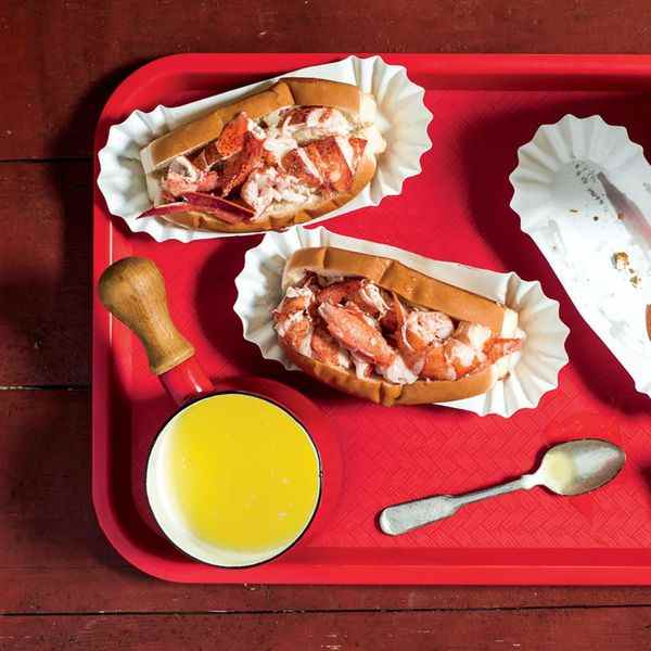 McLoons Lobster Shack Maine Kit de rouleau de homard (paquet de 4)