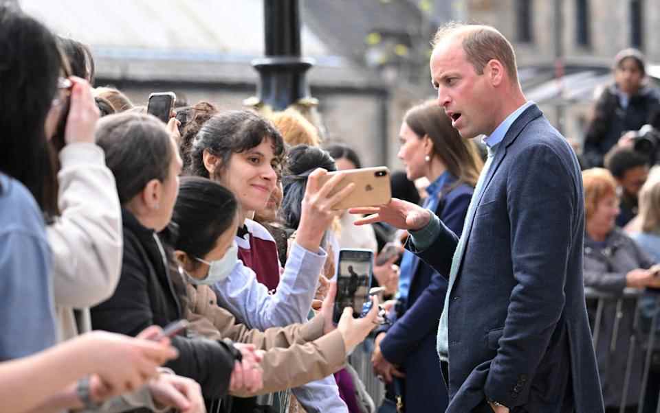 À la pêche pour le selfie parfait avec le duc de Cambridge – Karwai Tang/WireImage