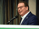 Le chef du Parti vert de l'Ontario, Mike Schreiner.