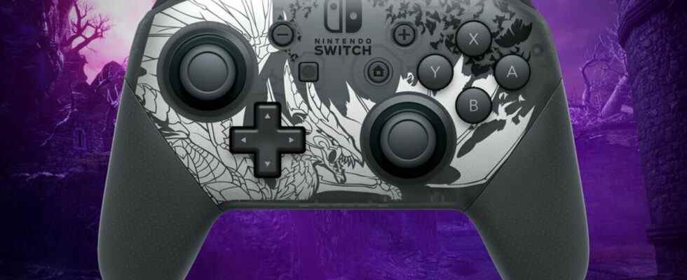Monster Hunter Rise: Sunbreak aura un magnifique contrôleur Switch Pro