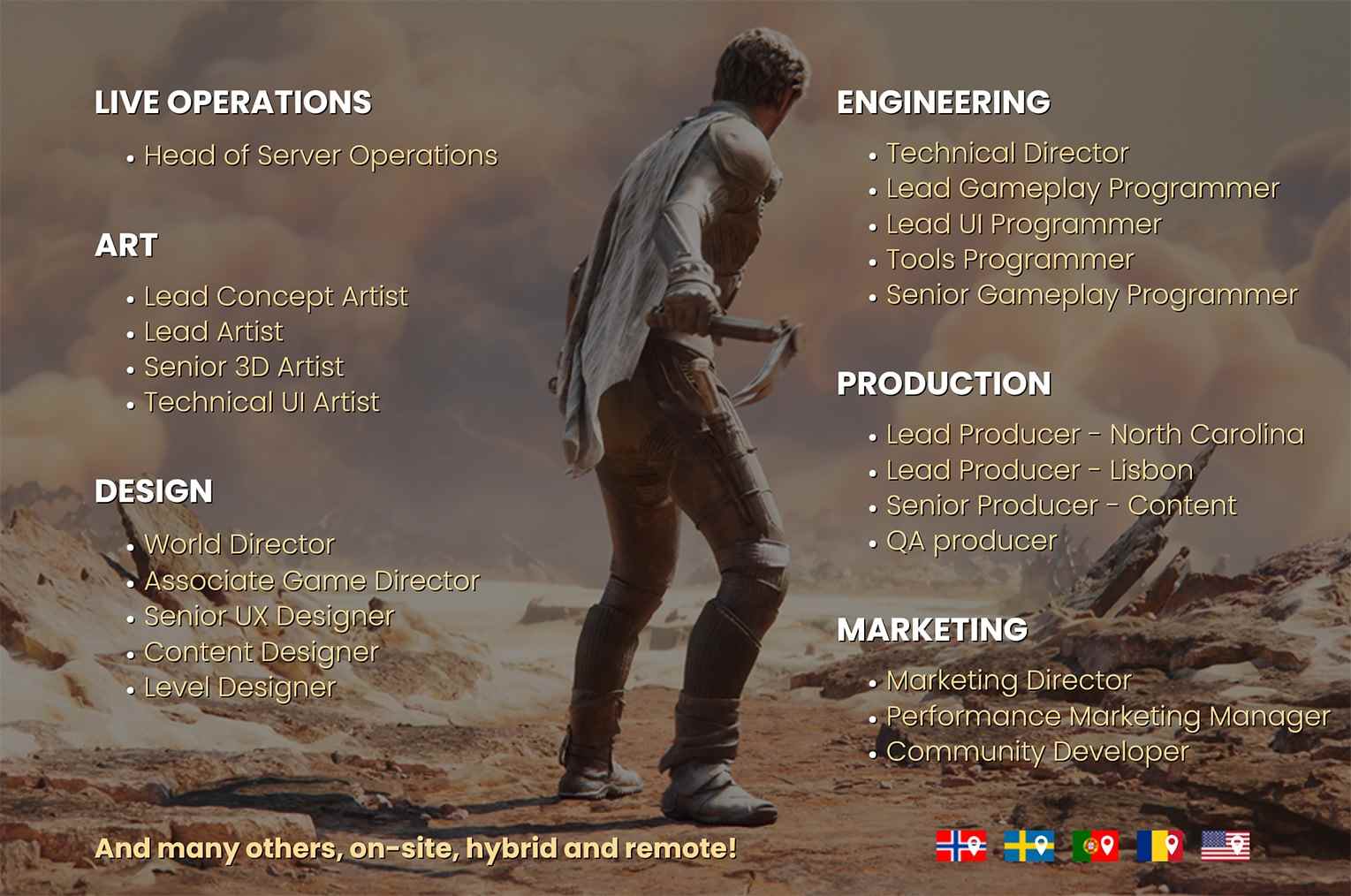 Funcom Dune jeu de survie en monde ouvert premières images art conceptuel recrutement embauche de développeurs États-Unis Norvège