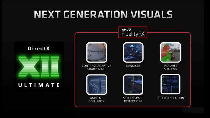 Une capture d'écran des visuels de nouvelle génération.