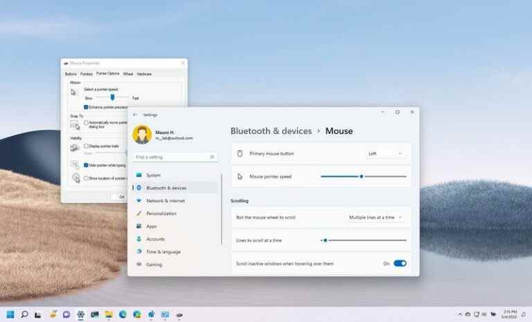 Comment changer la vitesse de la souris sur Windows 11