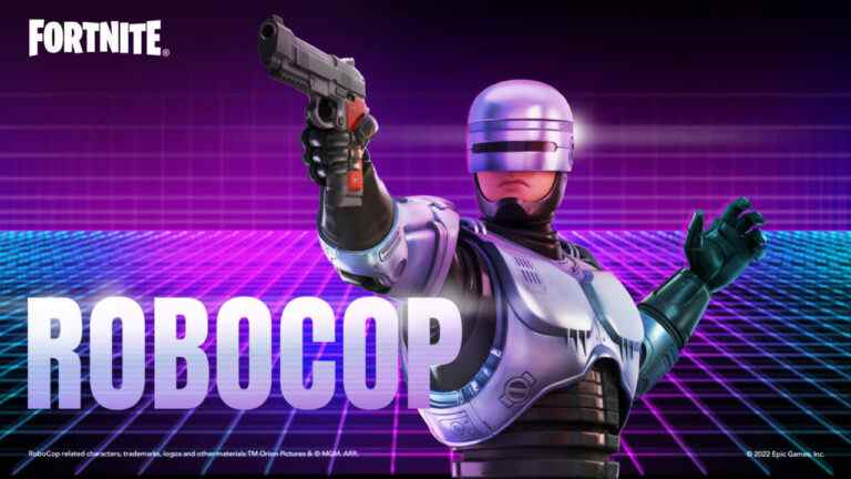 Fortnite Robocop Skin est arrivé pour protéger et servir l'île
