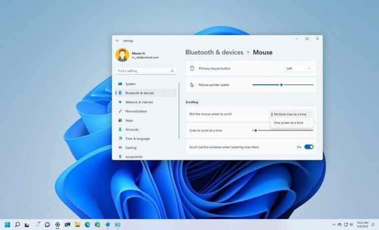 Comment modifier les paramètres de défilement de la souris sur Windows 11
