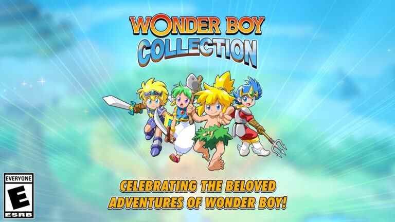 La date de sortie de Wonder Boy Collection est fixée à juin, nouvelle bande-annonce
