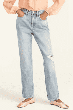 J.Crew Slouchy Boyfriend Jean (lavage au bassin)