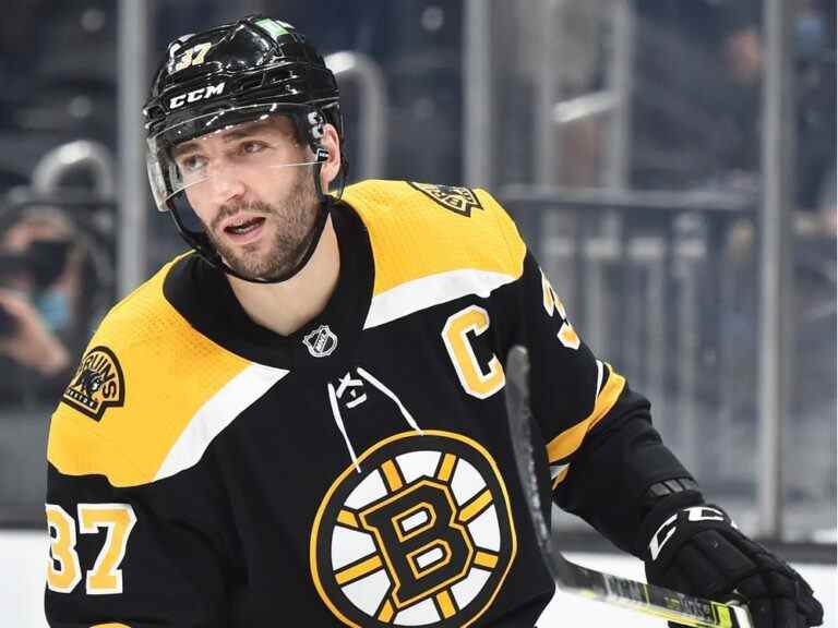 Patrice Bergeron des Bruins rejette les discussions sur l’adhésion aux Canadiens