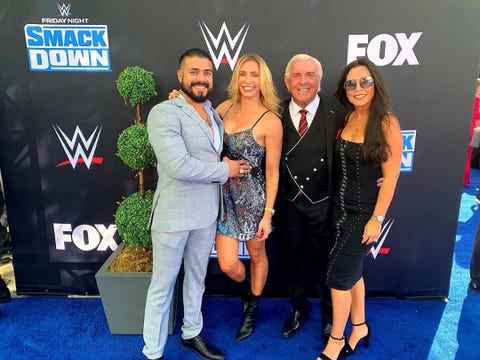 andrade, charlotte flair, ric flair, wendy barlow