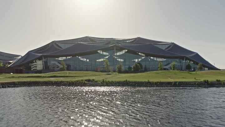 Le campus Bay View de Google à Mountain View, en Californie.