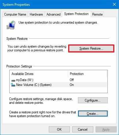 Restauration du système de démarrage de Windows 10