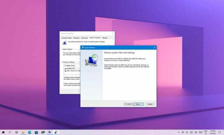 Comment utiliser la restauration du système sur Windows 10